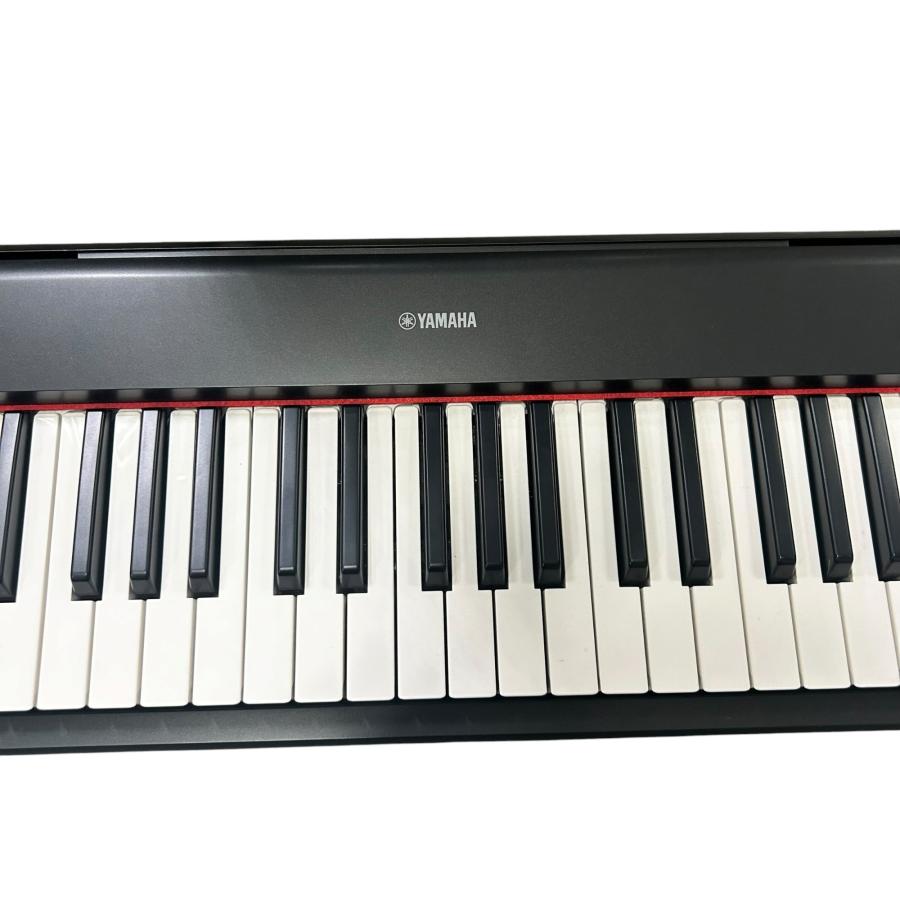 □YAMAHA piaggero NP-12B 電子キーボード 61鍵 ブラック ペダル AC