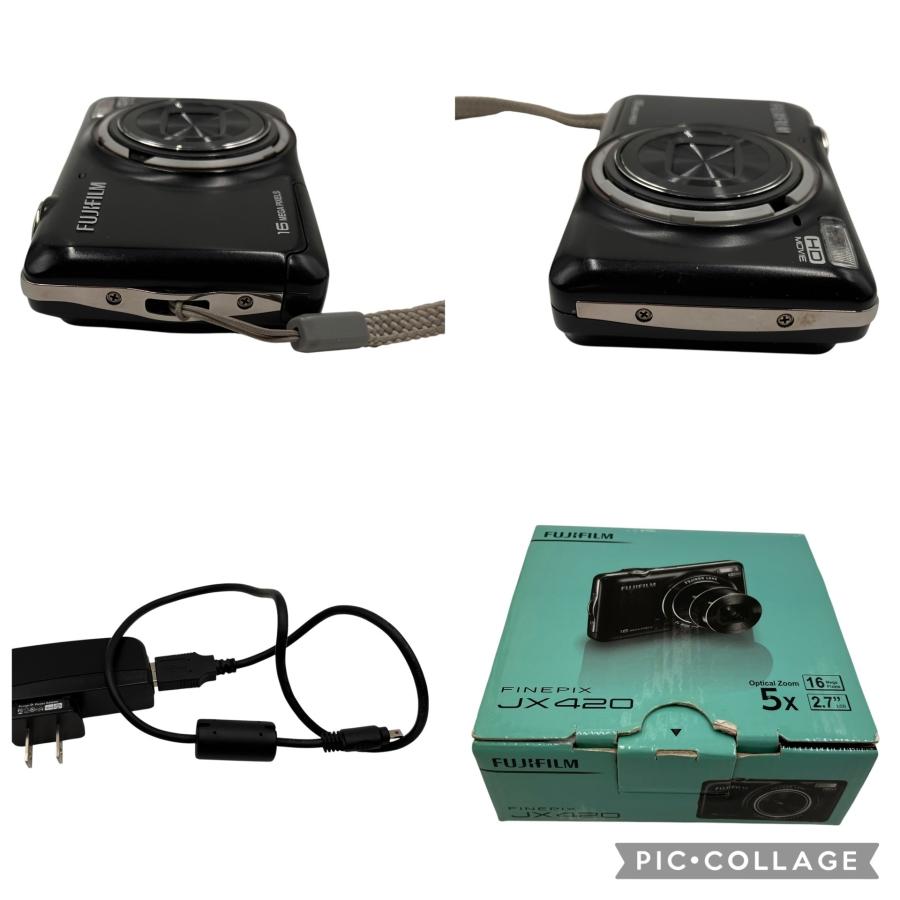 □FUJIFILM FinePix JX420 コンパクトデジタルカメラ 1600万画素 5倍