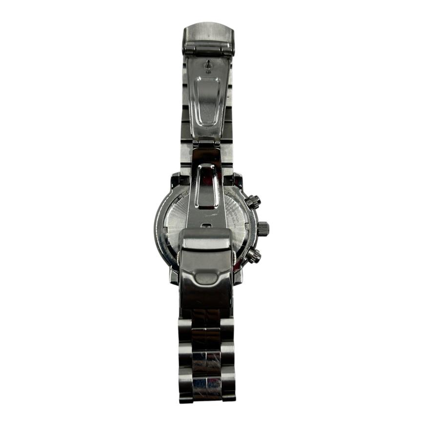 □SEIKO クロノグラフ アラーム 7T62-0EB0 200m防水 デイト ブラック
