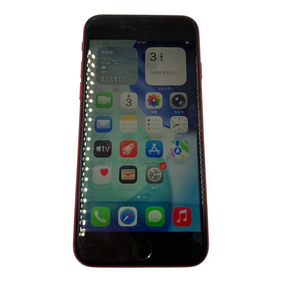 □Apple iPhone SE 第3世代 64GB PRODUCT RED MMYE3J/A SIMフリー 本体