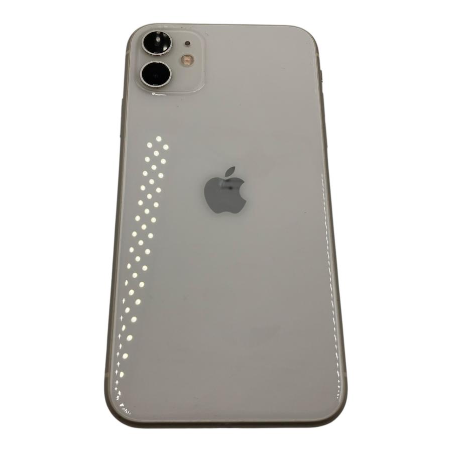 □Apple iPhone11 256GB ホワイト SIMロックあり 本体のみ 初期化済