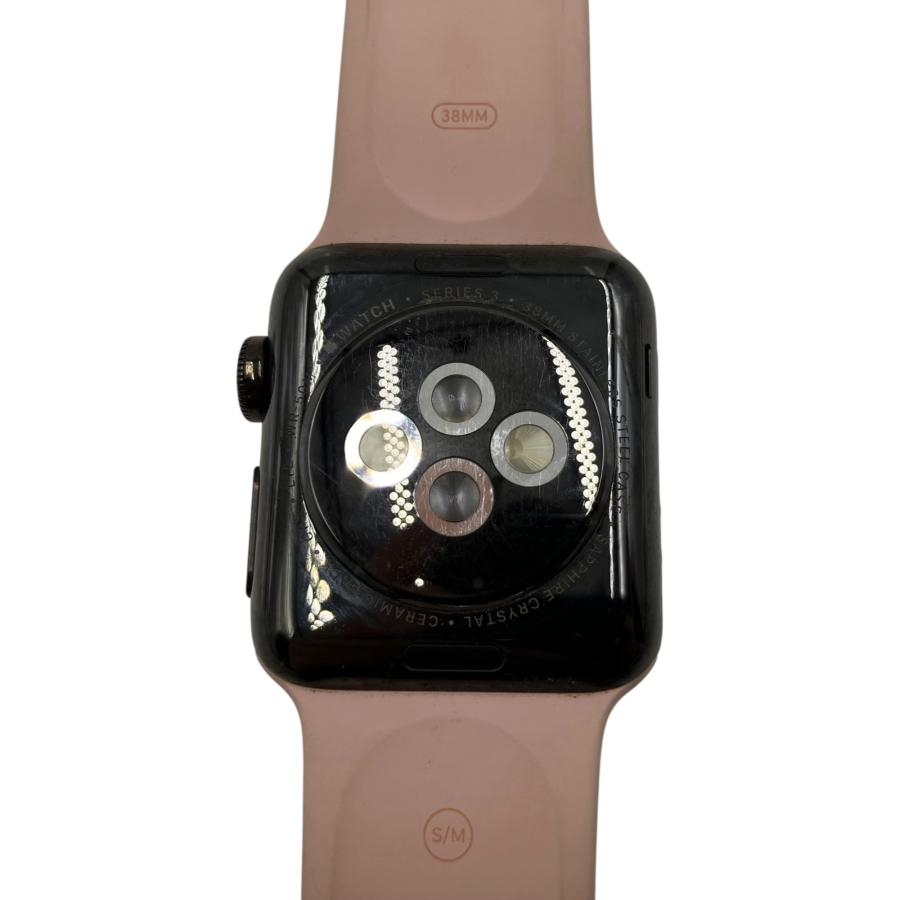 □Apple Watch Series3 38mm Cellular A1889 ブラック GPS+Cellular