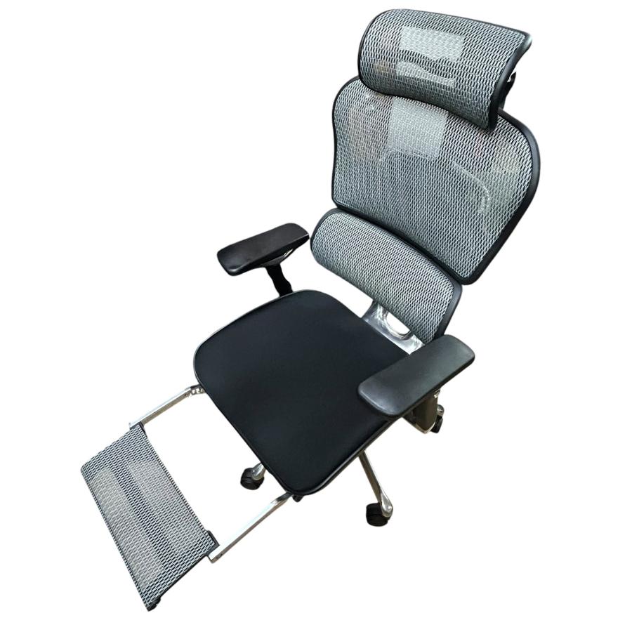 エルゴヒューマンプロ オットマン内臓　 メッシュ □△エルゴヒューマン プロ オットマン 内蔵型 メッシュチェア