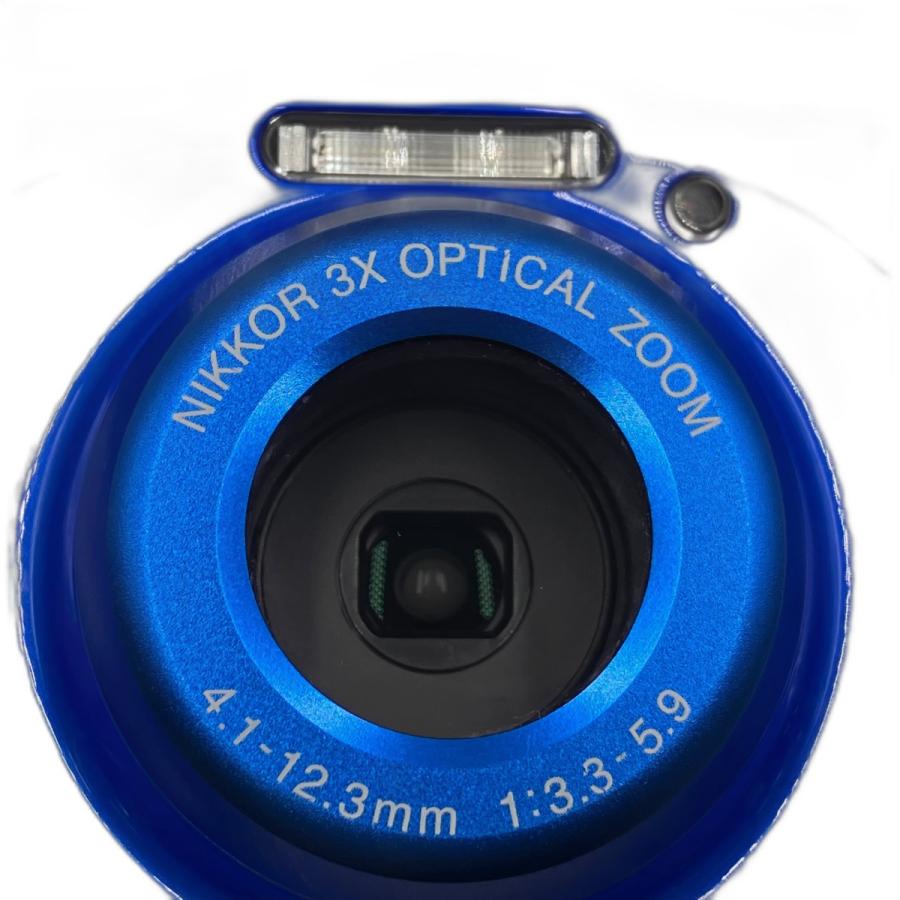 □ Nikon COOLPIX W100 デジタルカメラ ブルー 防水 耐衝撃 Wi-Fi