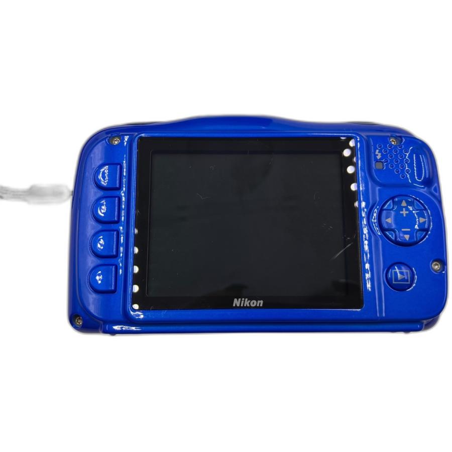 □ Nikon COOLPIX W100 デジタルカメラ ブルー 防水 耐衝撃 Wi-Fi