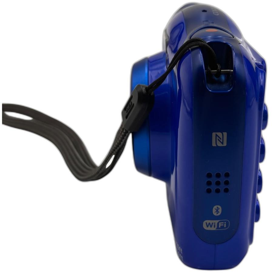 □ Nikon COOLPIX W100 デジタルカメラ ブルー 防水 耐衝撃 Wi-Fi