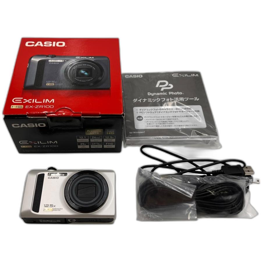 ジャンク CASIO EX-ZR100 コンデジ デジカメ ジャンク CASIO EX-ZR100