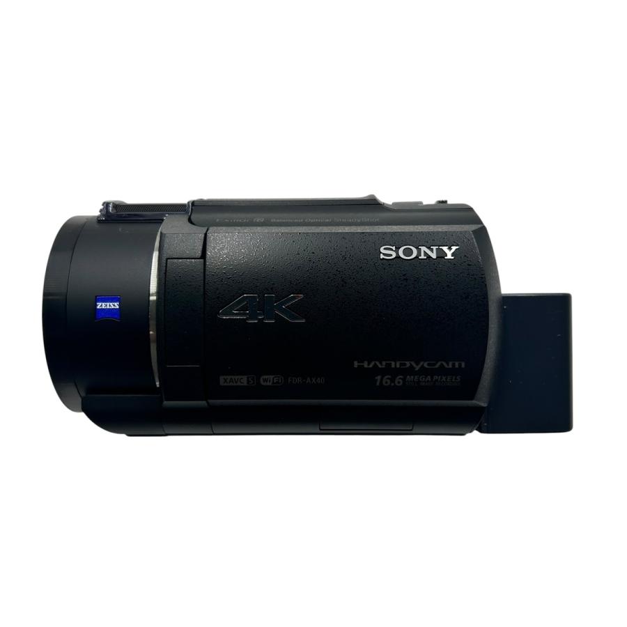 □ SONY FDR-AX40 4K Handycam ビデオカメラ ZEISS 20x 光学ズーム