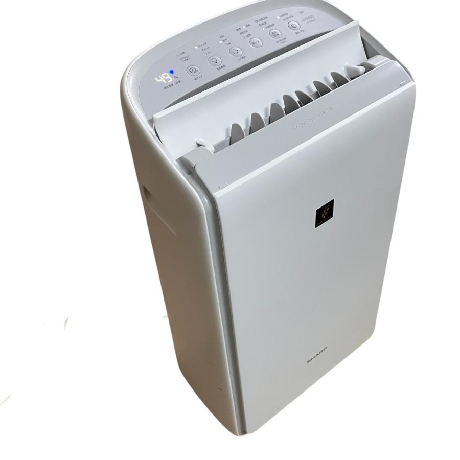 ■ シャープ 除湿機 衣類乾燥 CV-RH140-W ハイブリッド式 プラズマクラスター 2706535
