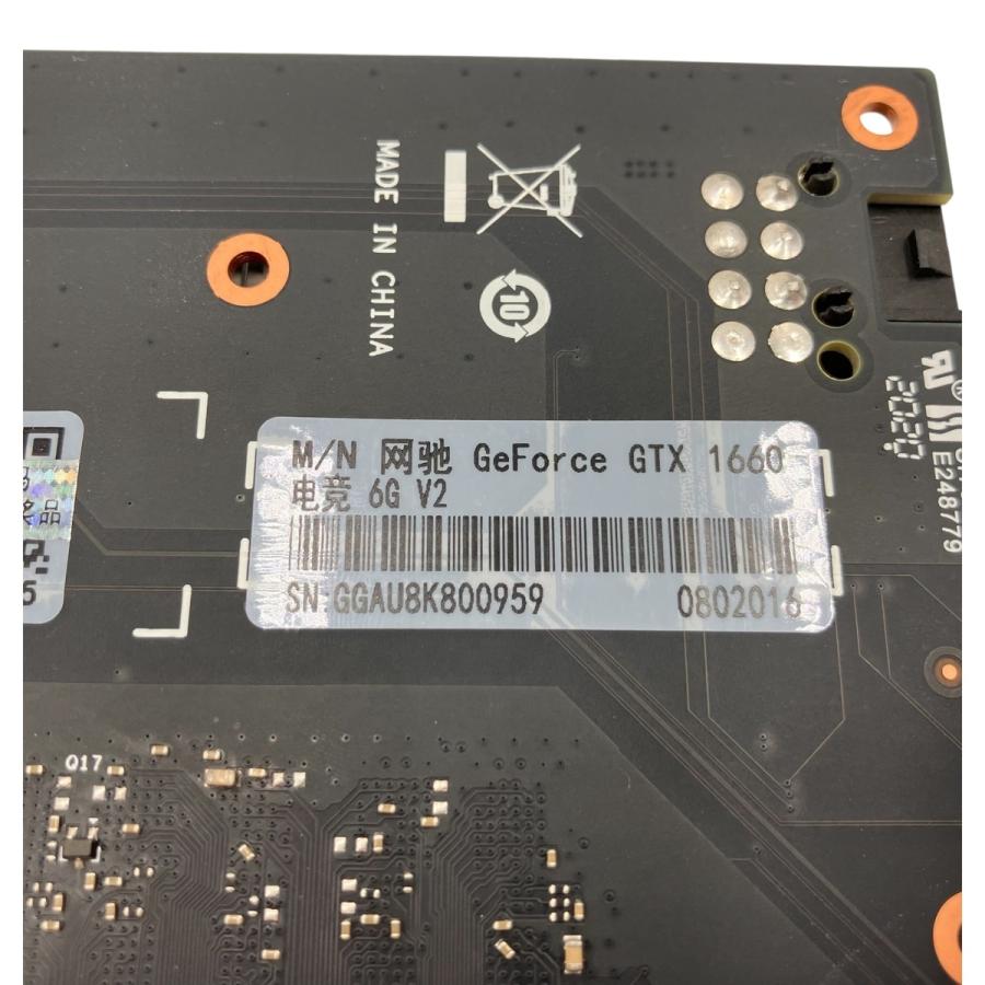 □ 美品 Colorful NVIDIA GeForce GTX 1660 6G V2 グラフィックボード