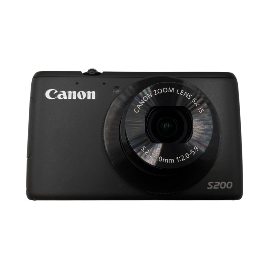 □ Canon PowerShot S200 PC2033 ブラック コンパクトデジタルカメラ
