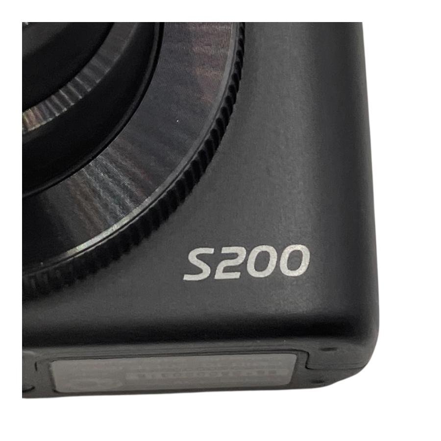 □ Canon PowerShot S200 PC2033 ブラック コンパクトデジタルカメラ