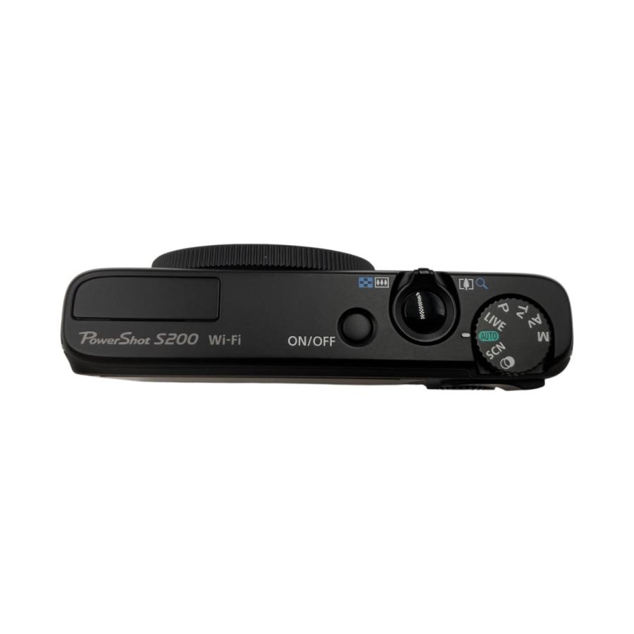 □ Canon PowerShot S200 PC2033 ブラック コンパクトデジタルカメラ