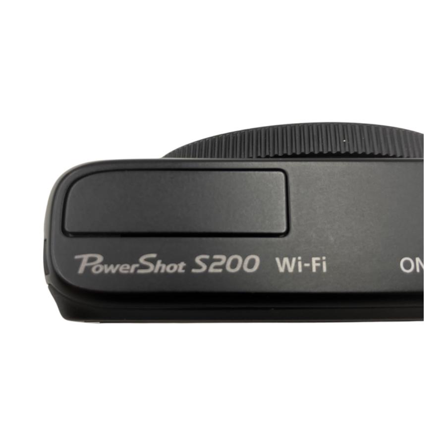 □ Canon PowerShot S200 PC2033 ブラック コンパクトデジタルカメラ