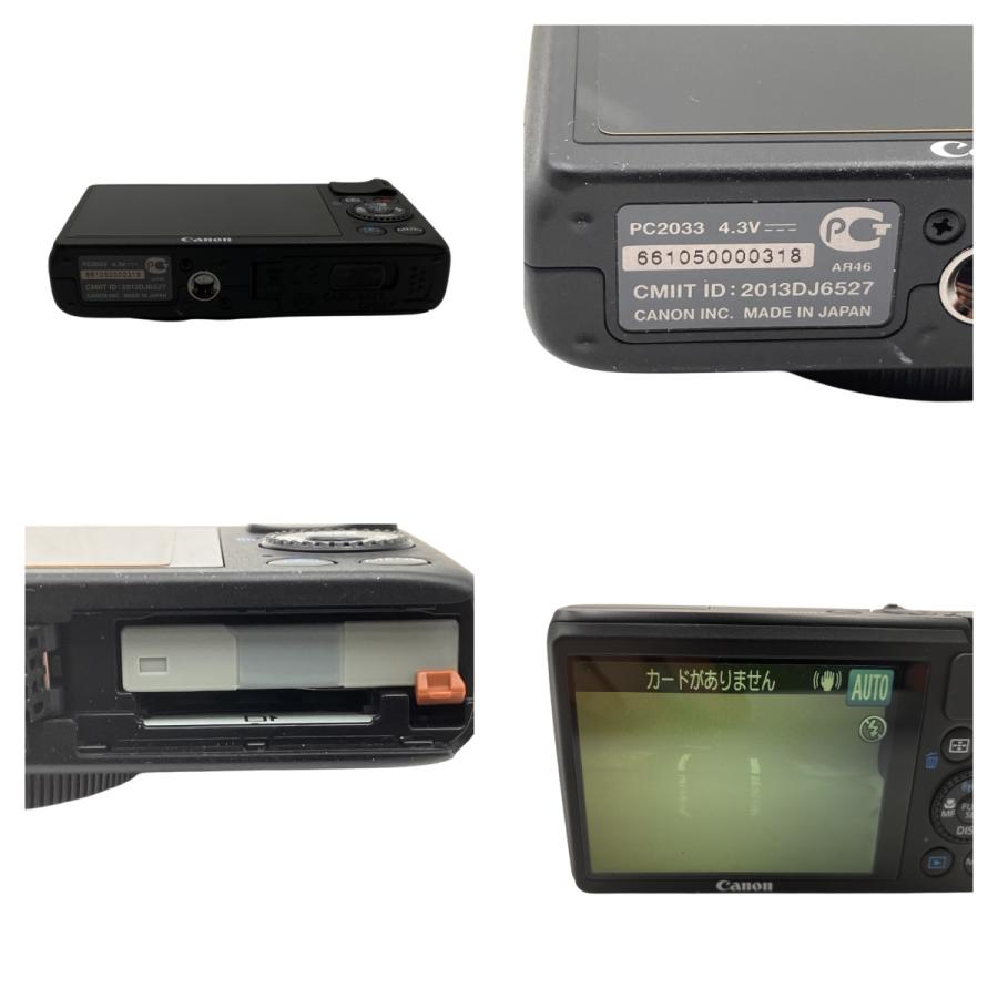 □ Canon PowerShot S200 PC2033 ブラック コンパクトデジタルカメラ