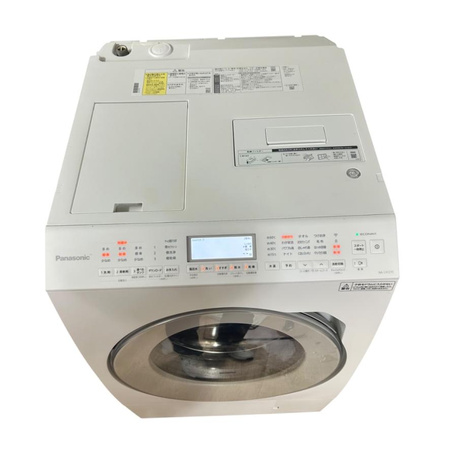 24日終了】 Panasoniドラム式洗濯機NA-LX127CL 2024年購入 □ Panasonic パナソニック ドラム式洗濯乾燥機 NA-LX127CL 12.0kg 左