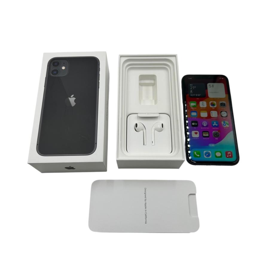 □ Apple iPhone 11 64GB ブラック MWLT2J/A SIMフリー スマートフォン