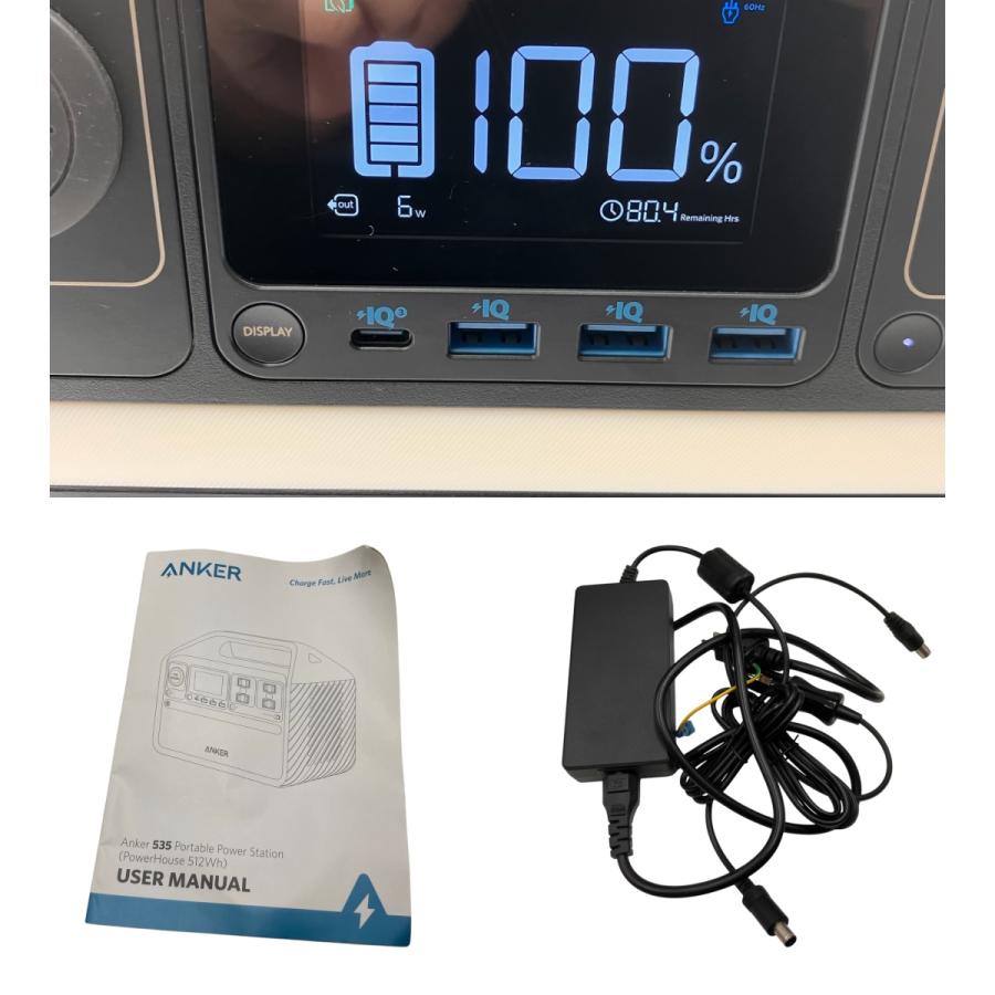 □ Anker 535 PowerHouse 512Wh A1751 ポータブル電源 アンカー 非常用