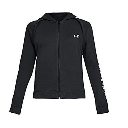 訳あり パーカー レディース アンダーアーマー ショート丈 黒 Lサイズ | UNDER ARMOUR | 01