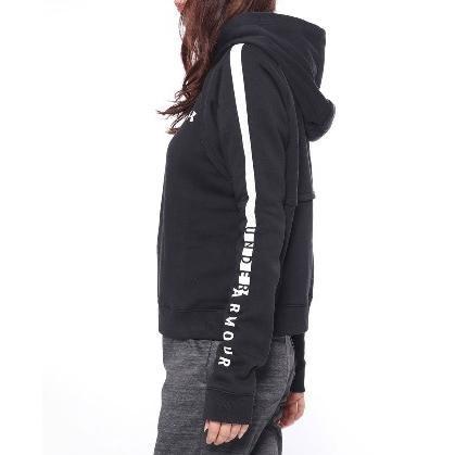 訳あり パーカー レディース アンダーアーマー ショート丈 黒 Lサイズ | UNDER ARMOUR | 02