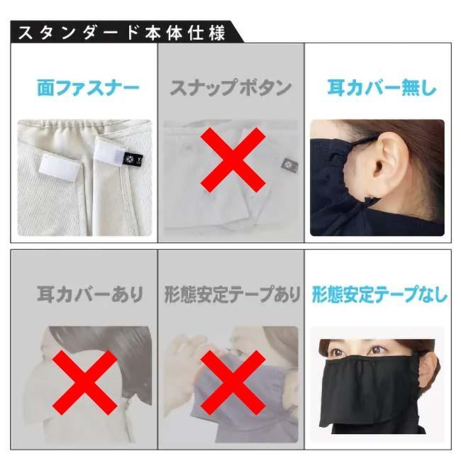 ヤケーヌ スタンダード フェイスマスク 日焼け UVカット スポーツ 敏感肌 息苦しくない | YAKeNU | 15