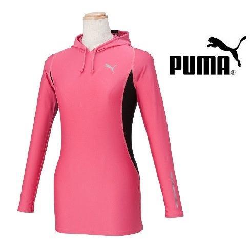 長袖シャツ フード レディース プーマ Lサイズ 反射付