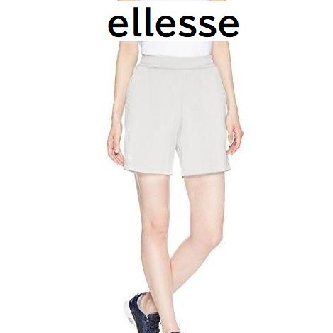 【ellesse】ストレッチウーブンショートレングスショーツ（レディース） ellesse（エレッセ） テニスウェア レディース ショートパンツ Sサイズ
