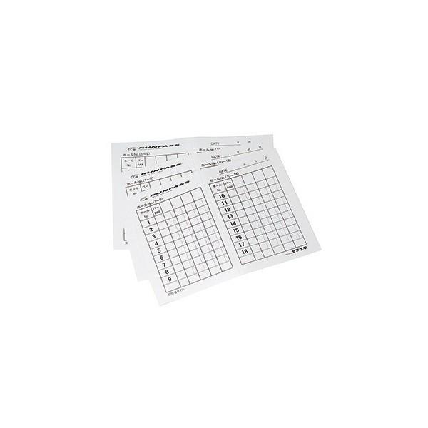 マレットゴルフ 用品　スコアカード  雨の日用 M-42 3枚入 メール便可 | 