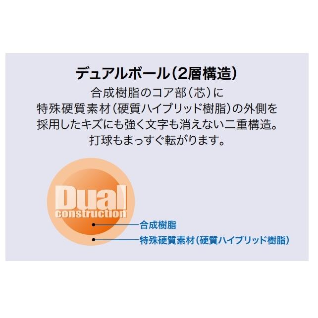 マレットゴルフボール マレットゴルフ用品 硬質 デュアル ディンプル ボール ランファス 凸凹ボール | ブランド登録なし | 08