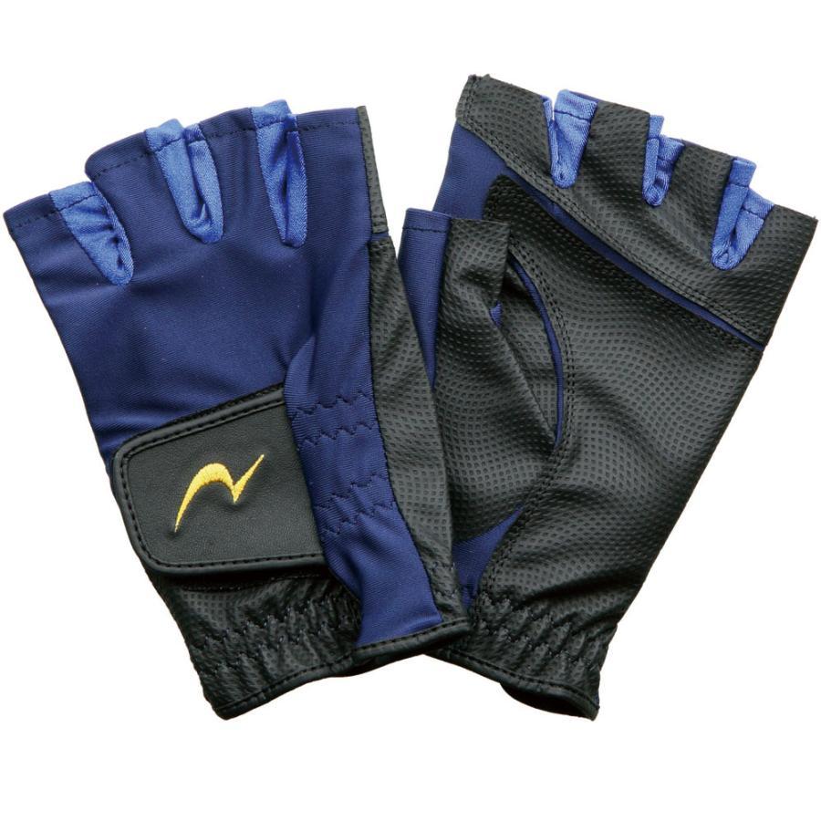 マレットゴルフ 用品 手袋 ５本 指切り 伸縮 グランドゴルフ パークゴルフ ゲートボール ニチヨー フリーサイズ | ブランド登録なし | 01