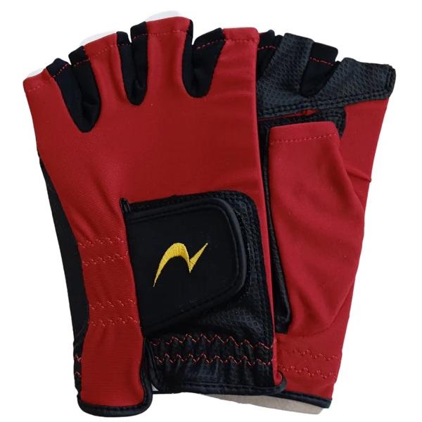 マレットゴルフ 用品 手袋 ５本 指切り 伸縮 グランドゴルフ パークゴルフ ゲートボール ニチヨー フリーサイズ | ブランド登録なし | 02