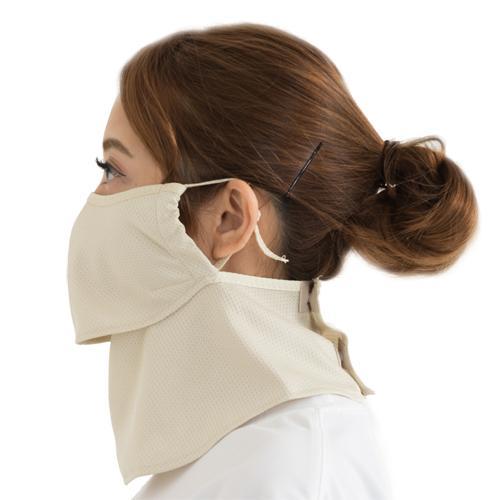 ヤケーヌ 爽クール スナップボタン留フェイスマスク 日焼け UVカット スポーツ テニス バイク | YAKeNU | 17