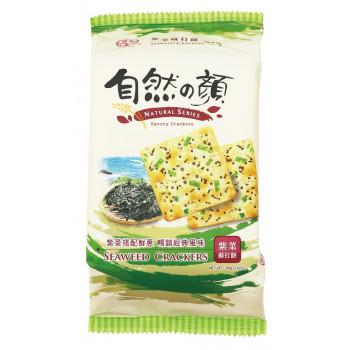 最も人気のあるアイテムの大幅割引 同梱 支払手数料無料 L フジフードサービス 台湾 自然の顔 葱クラッカー 海苔付き 80g 24袋 売れ済激安 Www Eduka Rs