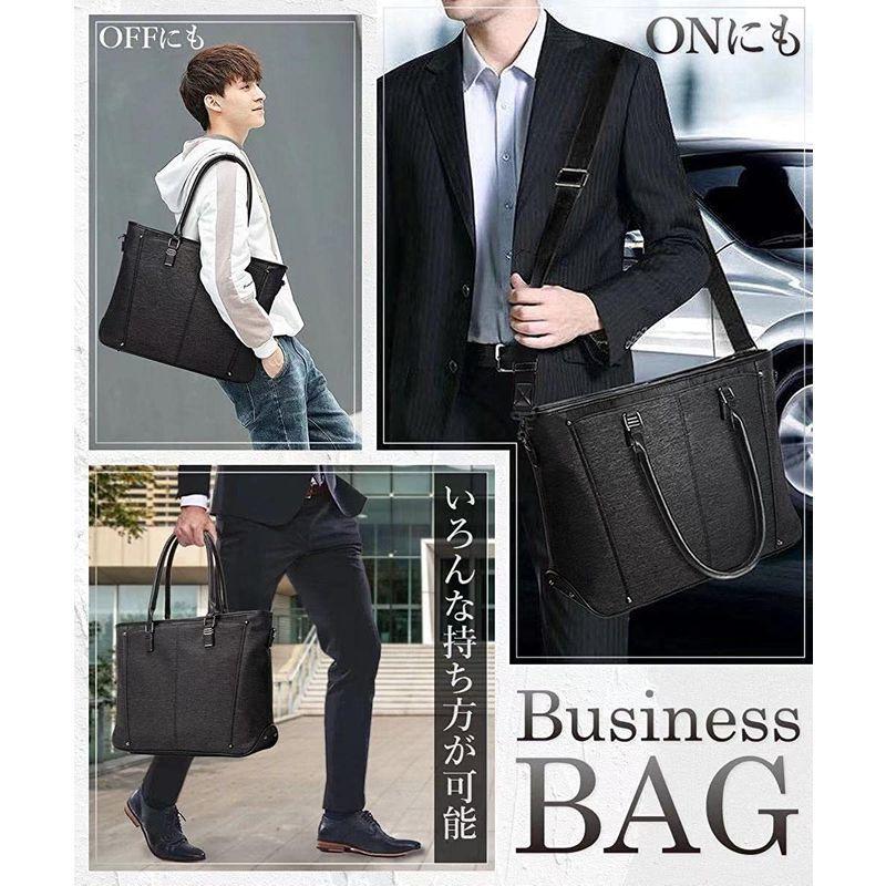 Abiba ビジネスバッグ 大容量 トートバッグ メンズ ビジネストートバッグ ショルダーバッグ ハンドバッグ 大容量 レディースファッション Malltoneヤフーショップ 自立 リクルート ビジ 自立 就活 正規 ブランド