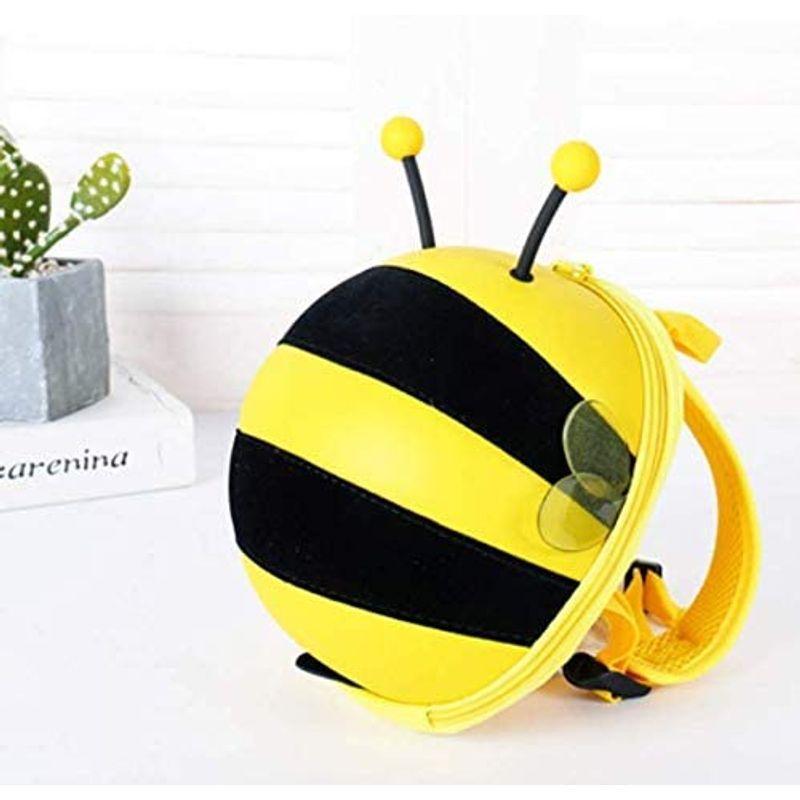 Sandoll 触角が揺れて可愛い 蜜蜂リュック ハーネス付き Miniリュック 最愛 子供用リュック 外出バック ミツバチ 遠足 転倒防 可愛い
