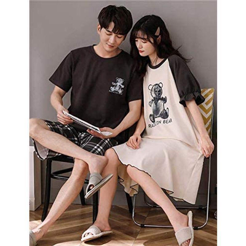 ペア パジャマ 夏 チェック おしゃれ 春 お揃い パジャマ おそろい ペアルック カップル ルームウェア レディース 部屋着 メンズ 半袖 ボトムス Tanglethorn Co Za