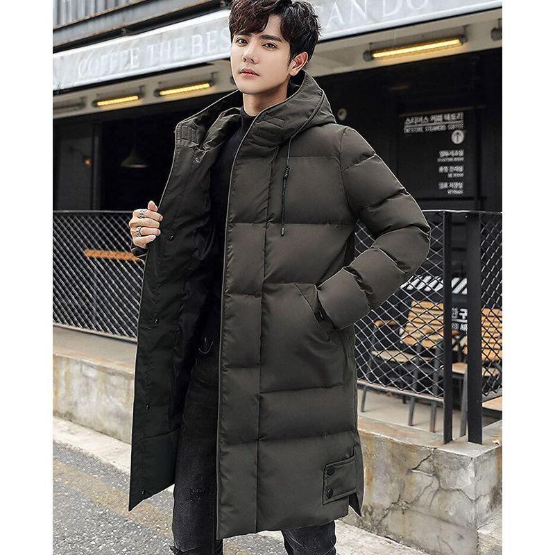 限定製作 厚手 防寒 秋冬 カジュアル ビジネス ダウンジャケット コート ロング メンズ ダウンコート Okjcon 中綿 グ M 大きいサイズ ダウンコート Wp Polestarcalendars Com