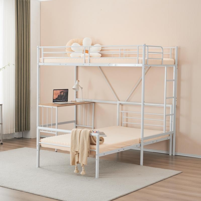 専門店では 即納 二段ベッド ロフトベッド 収納 子供 大人用 シングル シングルベッド 木 子供部屋 ベッド SDG パイプベッド 耐震 スチール  北欧風 北欧 ベッド