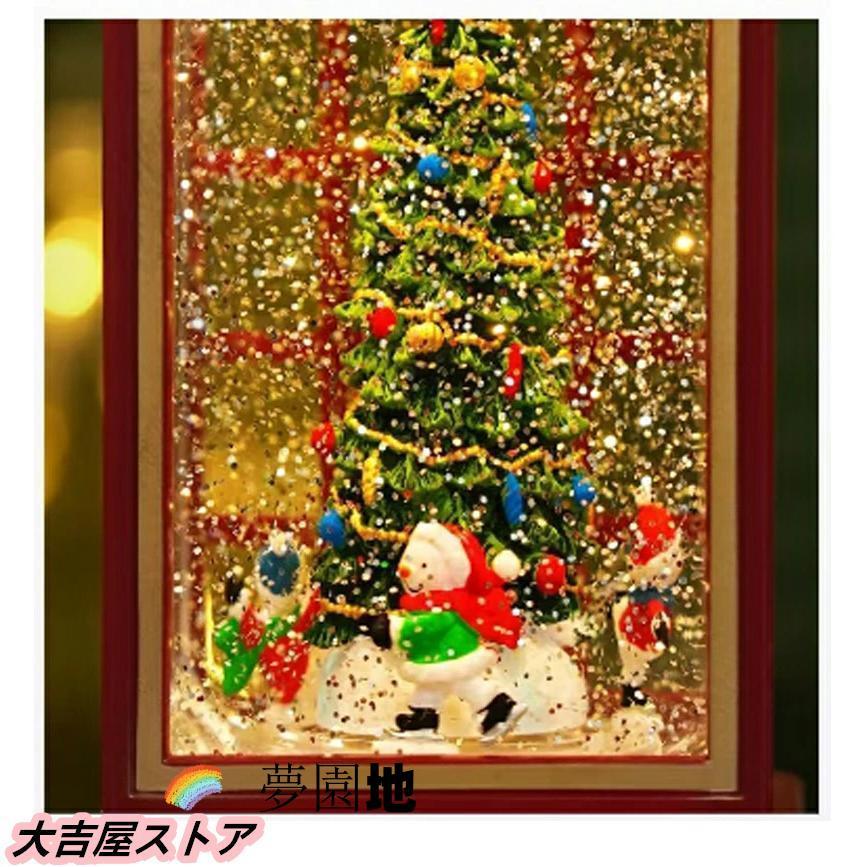 スノードーム クリスマスオルゴール メリーゴーランドオルゴール