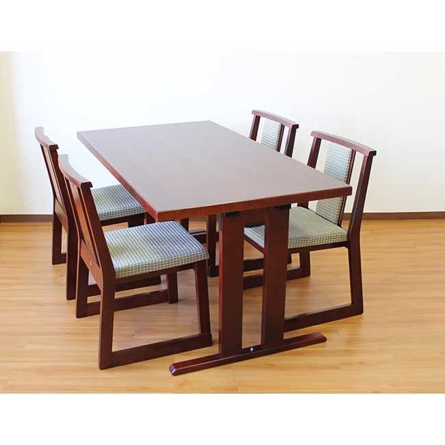 和室用 ダイニングテーブルセット 4人掛け ダイニング5点セット 七条