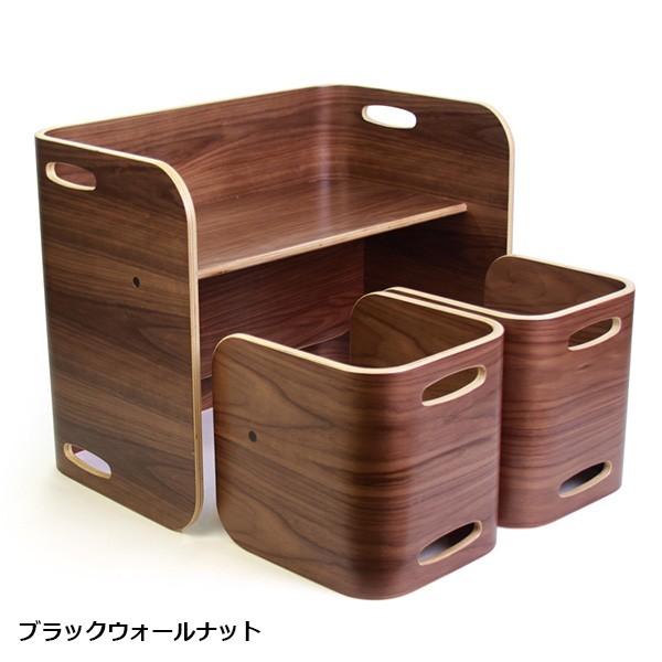 コロコロチェア＆デスク コロコロ 3点セット ブラックウォールナット HOPPL ホップル キッズデスク 子供用家具 購入特典付き_1