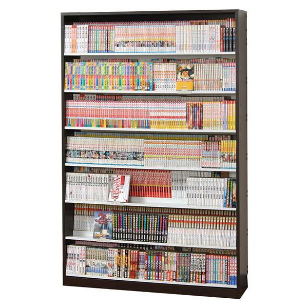 コミックラック 薄型 薄型 コミック収納 壁面収納 漫画本棚 ラック シェルフ 本棚 段違い収納棚 段違い棚 シェルフ 最大1078冊収納可能 本棚 マンガ本棚 幅119cm Cms1190
