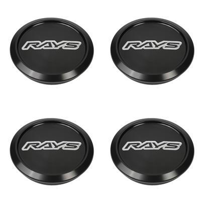 【在庫品】即日配送 RAYS VOLK RACING Optional Center Cap No.4 VR CAP MODEL-01 Low BK/SL 4個 | 