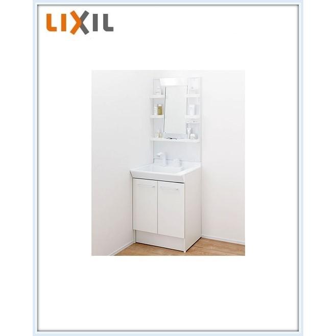 在庫有り Lixil Pv洗面化粧台600サイズ 洗髪式シャワー水栓 ミラー