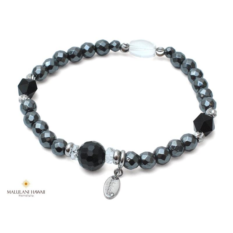 マルラニハワイ Metal Morion オニキス ブレスレット メンズ