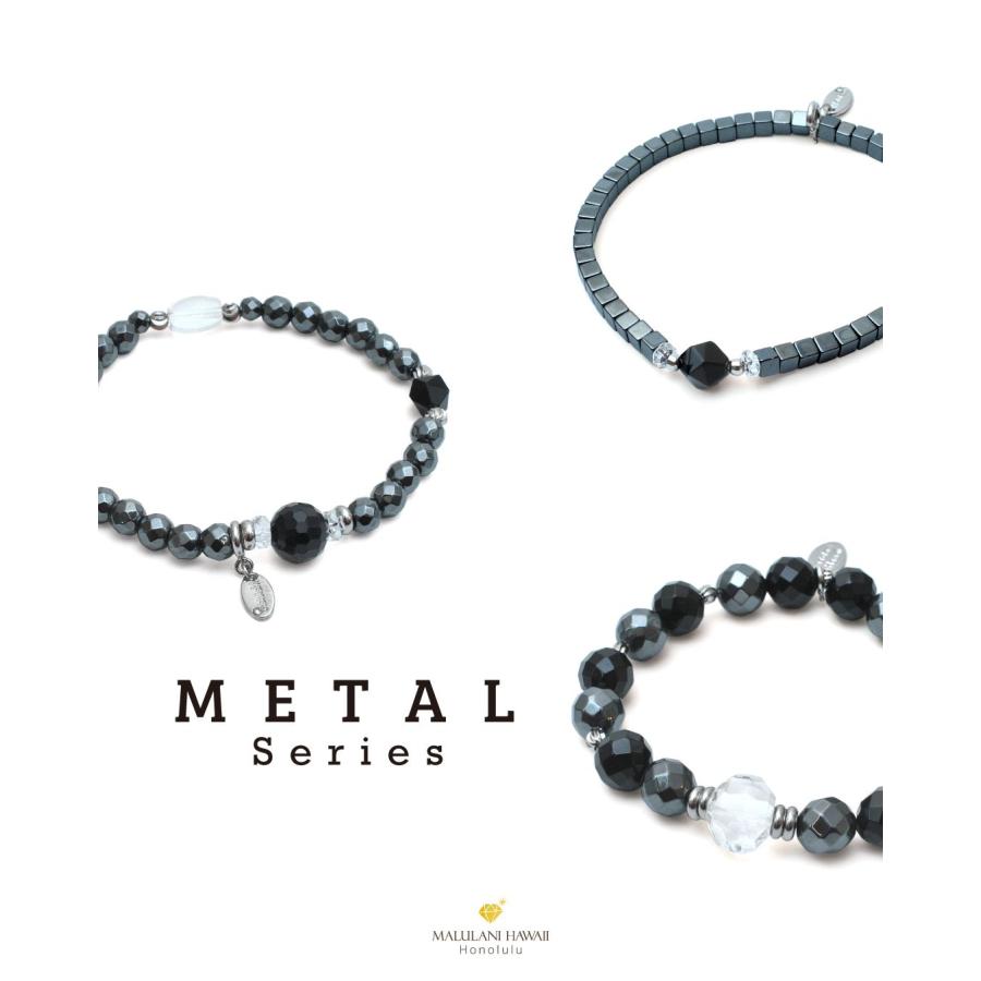 マルラニハワイ Metal Morion オニキス ブレスレット メンズ