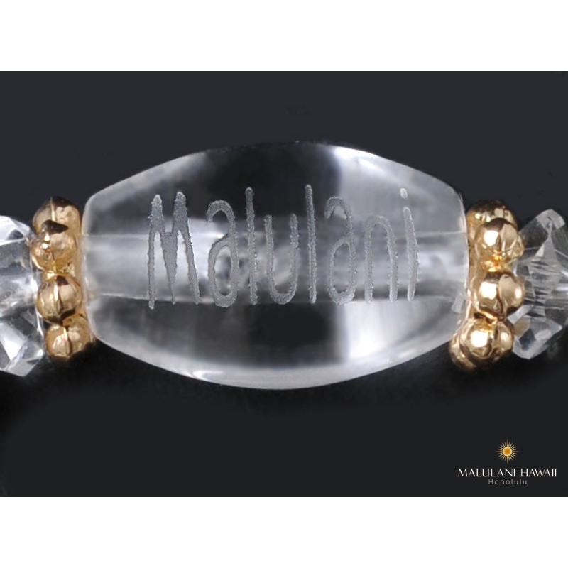 マルラニハワイ 誕生石ブレスレット Happy Amulet 8月 ペリドット