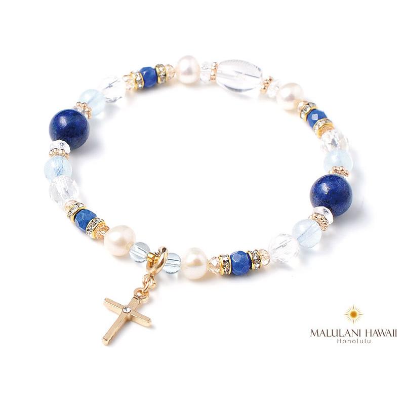 誕生石ブレスレット Happy Amulet 9月 マルラニハワイ パワーストーン 