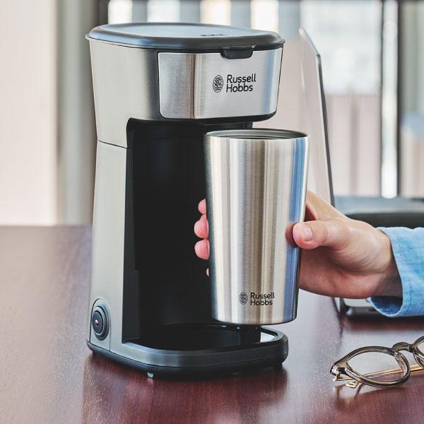 RUSSELL HOBBS コーヒーメーカー タンブラー付き フィルター不要 RUSSELL HOBBS コーヒーメーカー タンブラー付き フィルター不要