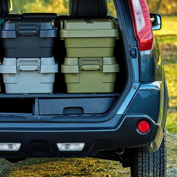 大人気新品 収納 おしゃれ 収納ボックス 外 キャンプ 車 上 荷物 カールーフ 黒 スタッキング プラスチック 北欧 インテリア雑貨 トランクカーゴ Tc 70s Low 40l 2個セット Whitesforracialequity Org